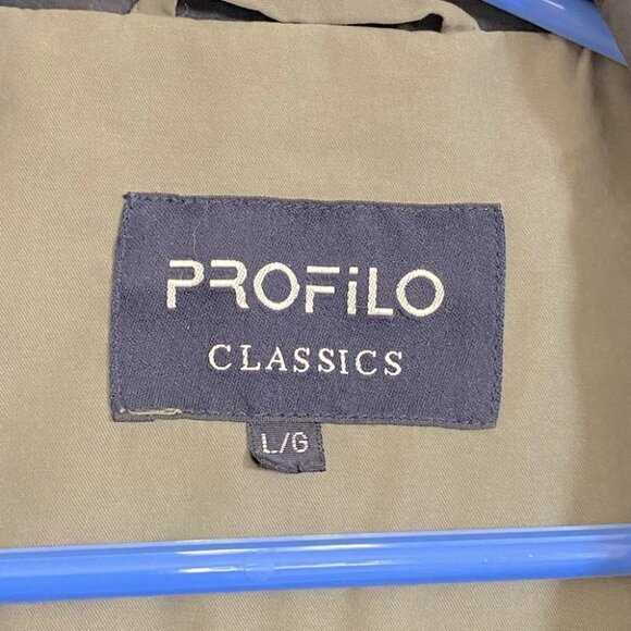 5/$25 Vintage Profilo Classics Green Casual Jacket L - Picture 2 of 8